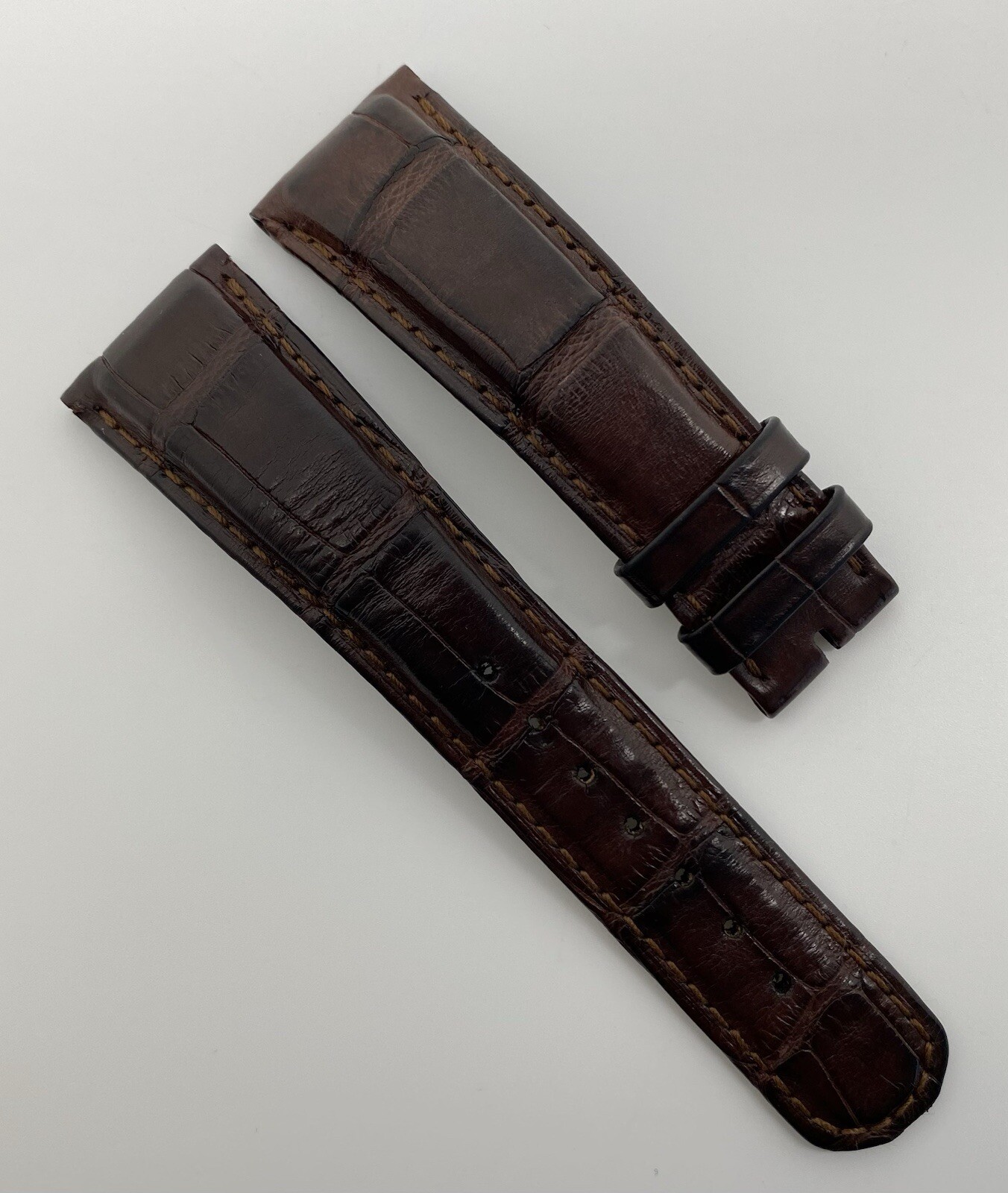 Authentic A. Lange & Sohne 22mm x 18mm Brown Alligator Watch Strap Band OEM