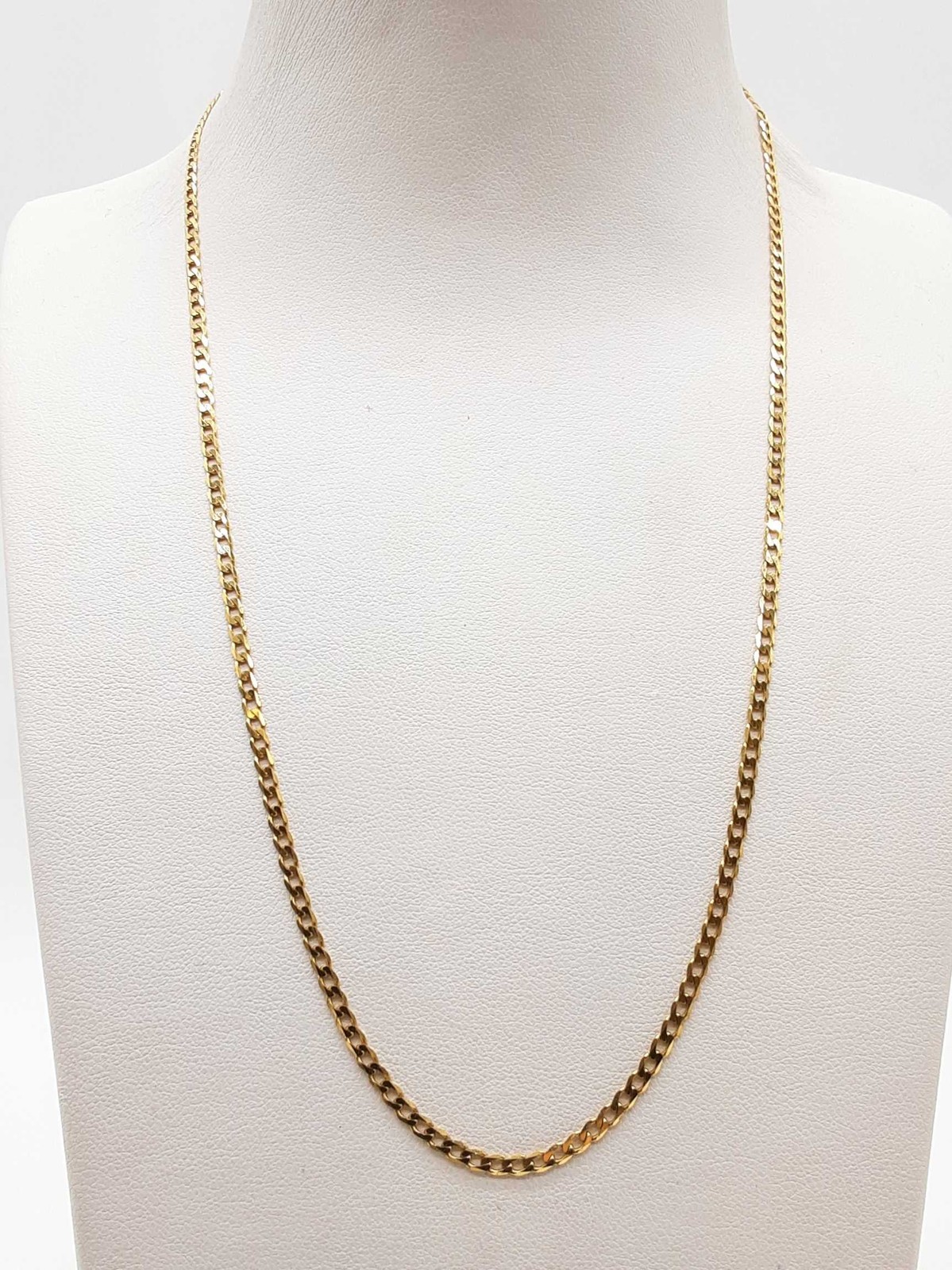 14k Yellow Gold 3.9g Curb Chain Necklace 18 In Do0226lixde