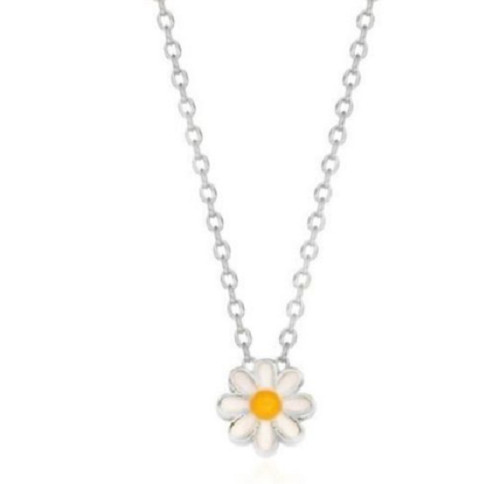 OST Mini Daisy Silver Necklace -OTN222206ESI/KOREA