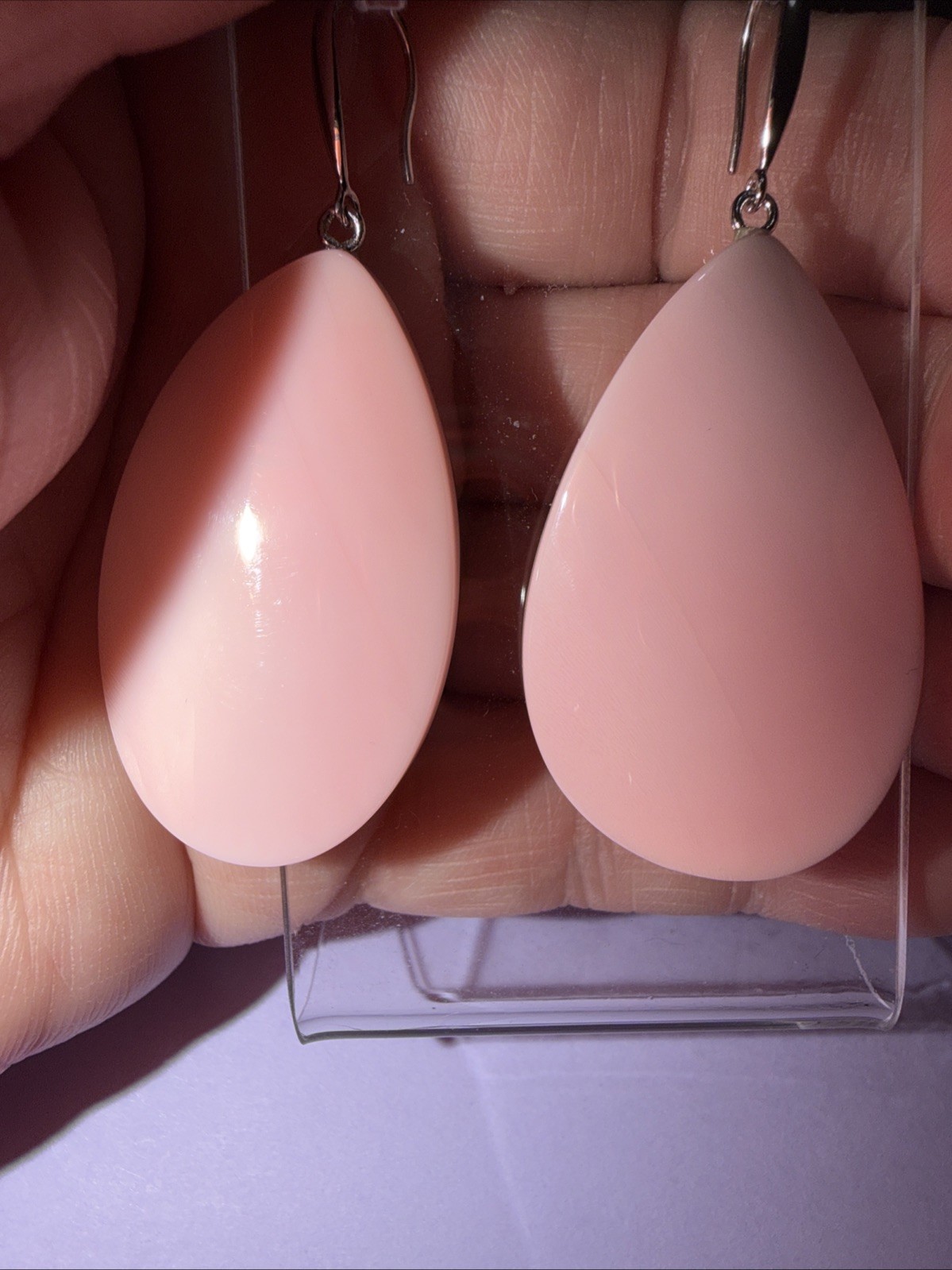 Queen Conch Teardrop Dangles 925 Sterling Silver