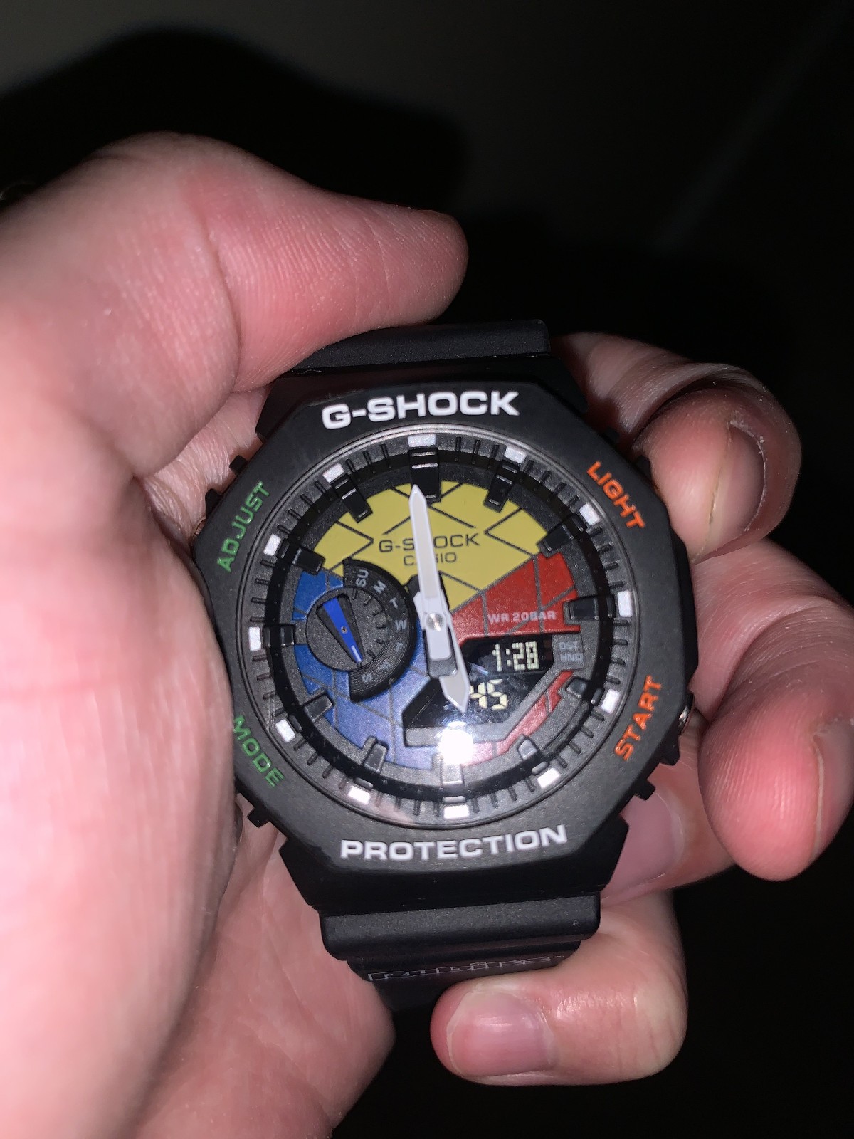 Casio G-Shock Rubik’s Cube Limited Edition Black Resin Only