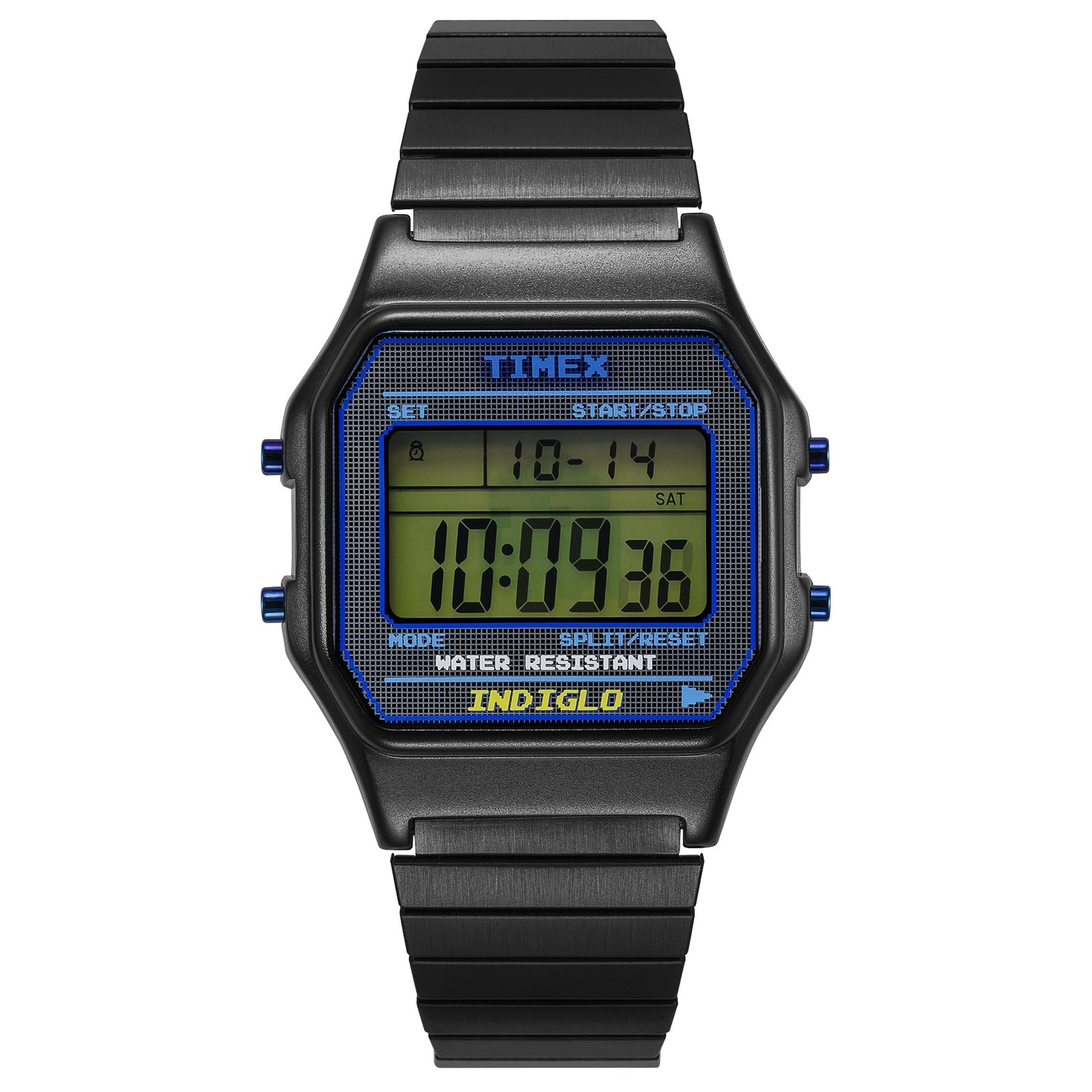 TIMEX PAC MAN TW2V94200 Black Brass Plastic Quartz Men’s Watch New in Box
