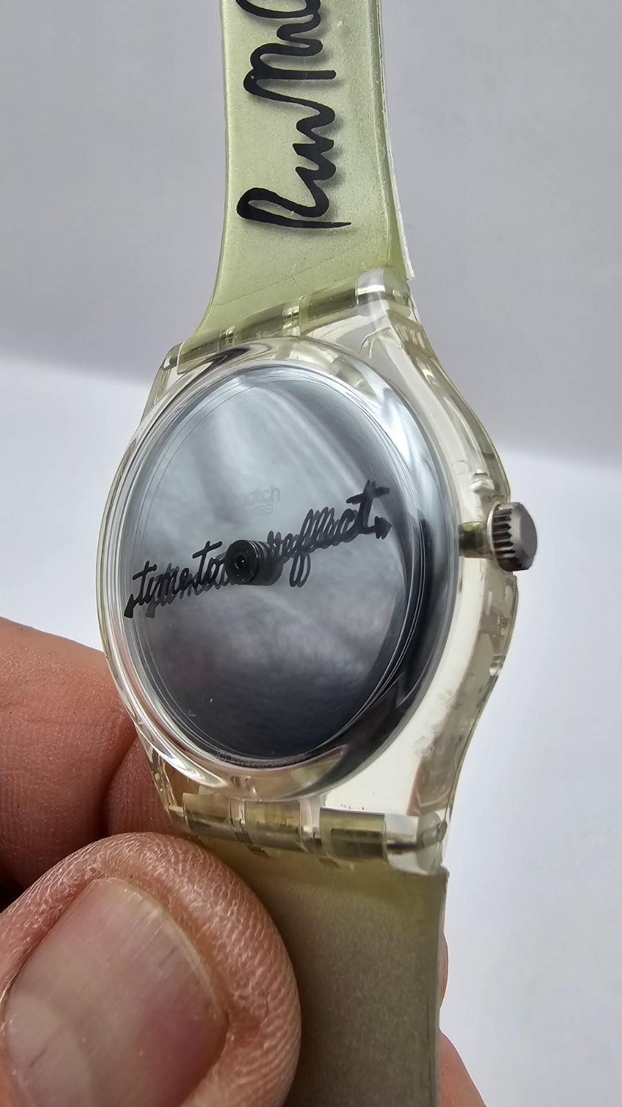 Vintage 1995 Swatch Gent Robert Altman TIME TO REFLECT GZ143 Cinema NOS MIB Read