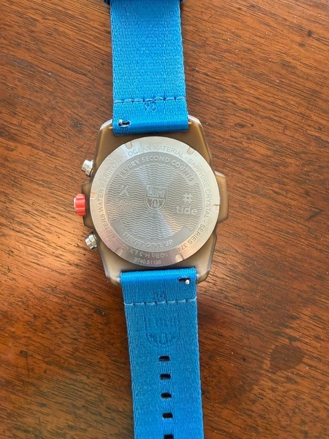 Luminox Bear Grylls Survival ECO Master XB.3743.ECO 45mm Ocean Blue Men’s Watch,