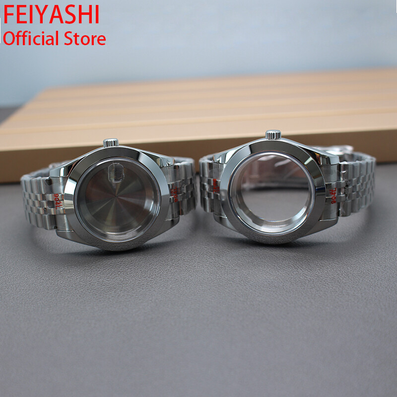 36mm/39mm Watch Case Jubilee Bracelet Sapphire Crystal For nh35 nh34 NH38 nh72