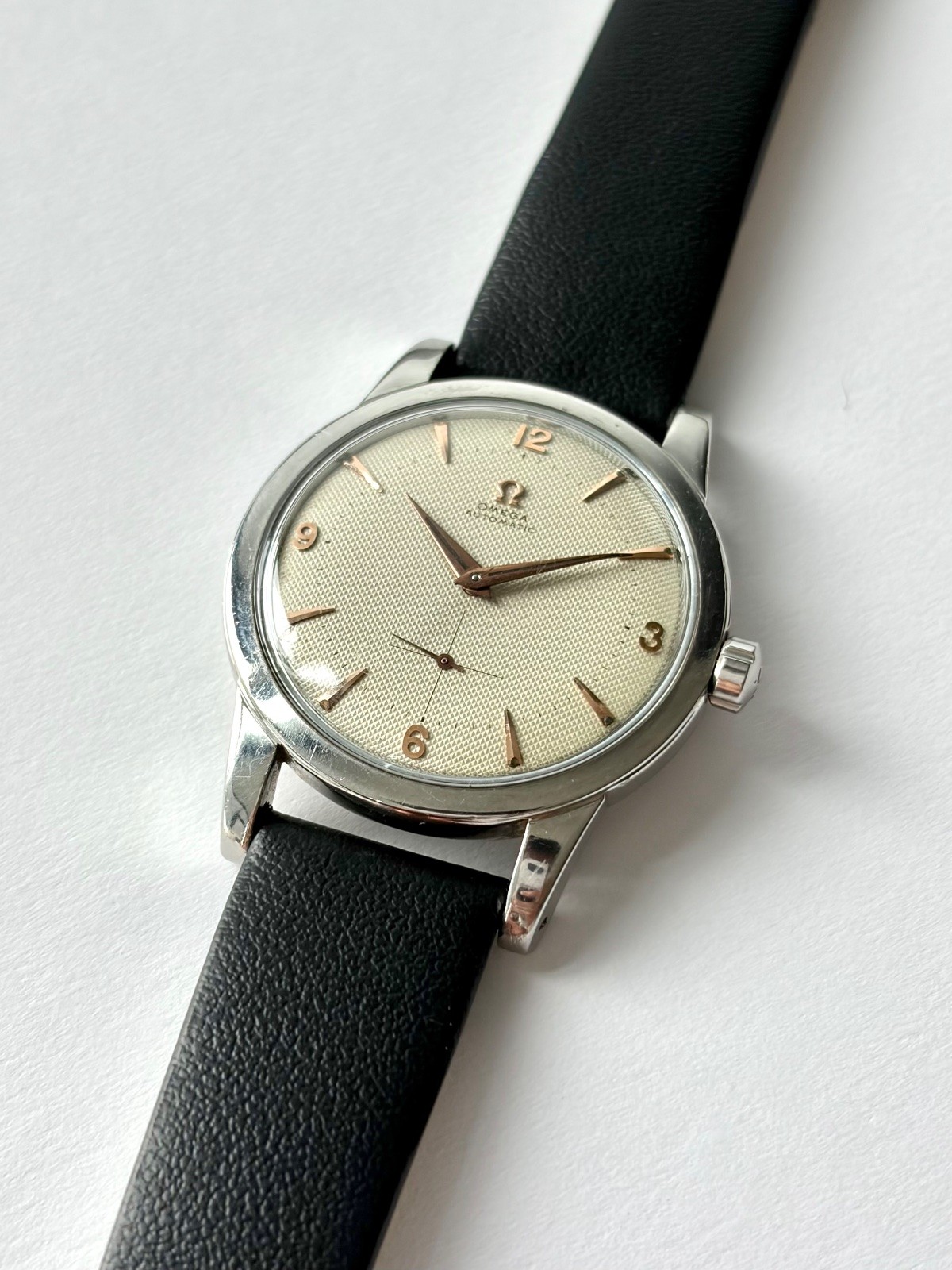 Omega Jumbo Automatic Honeycomb Dial