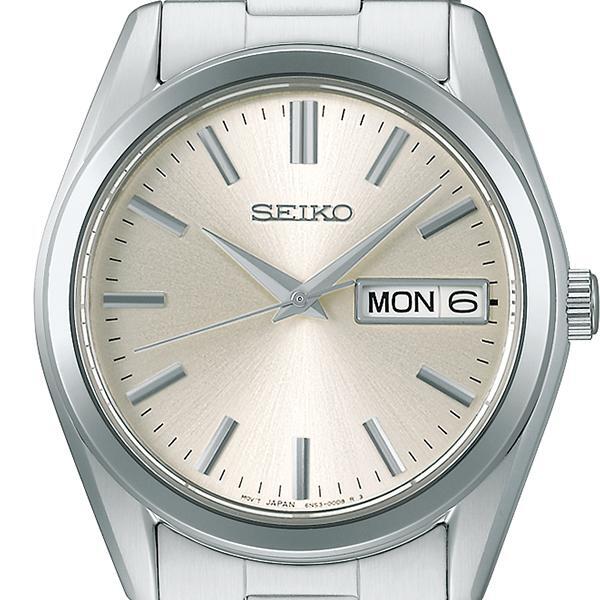 SEIKO SELECTION S SBTH007 Day Date Quartz Watch Champagne Gold Dial 37.4mm