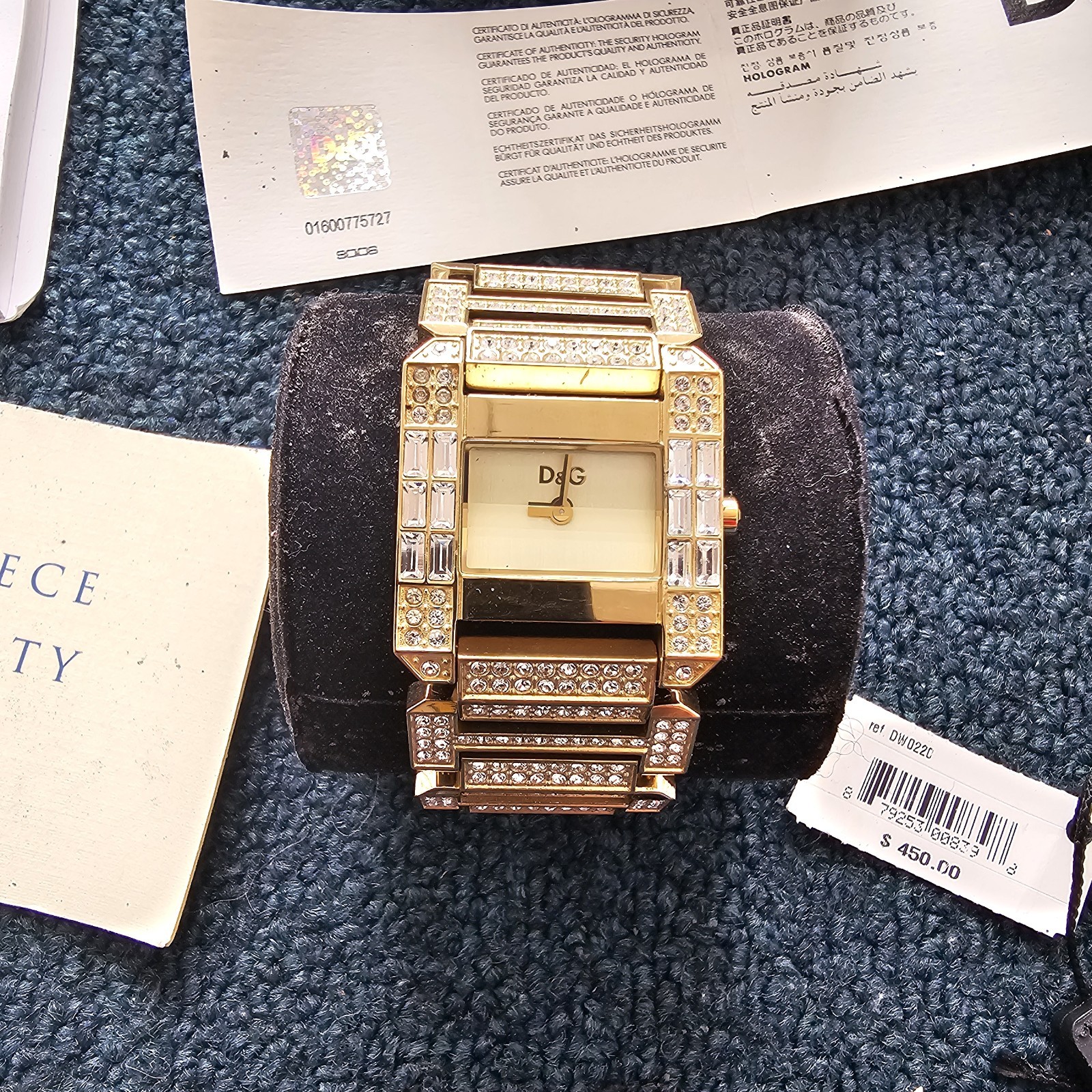 Dolce & Gabbana DW0220 Women’s Royal Watch Time Stainless Steel 3 ATM ɓ3