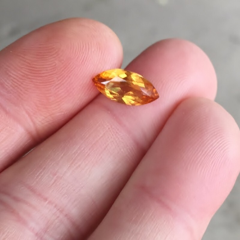 Rare! Natural Gem Quality Clinohumite Afghanistan 2.14 carats GLI
