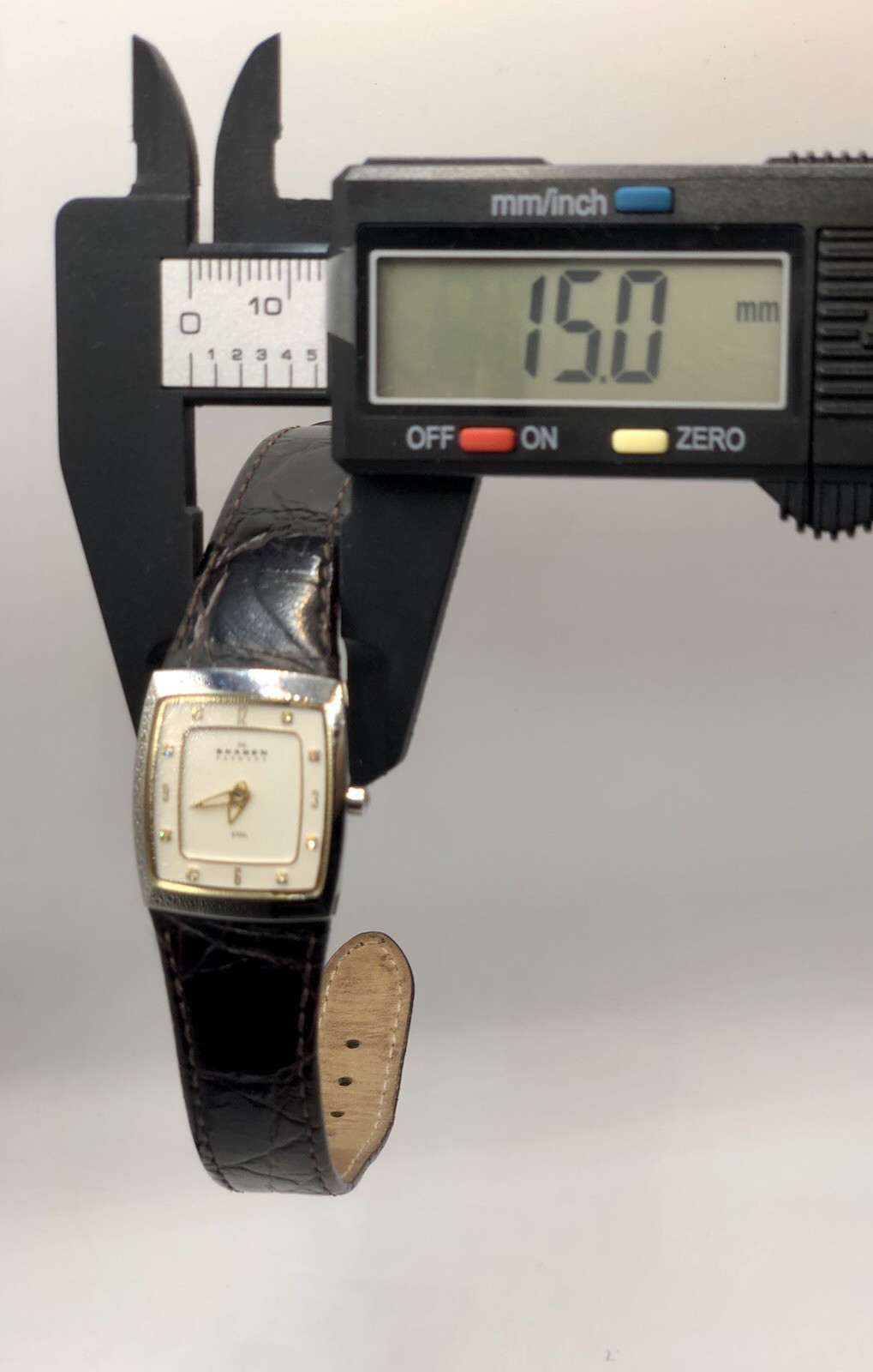 Skagen Denmark 380XSSLD4A1 Ladies Watch~Vintage Look~Crystal Hour Marks~New 🔋✅