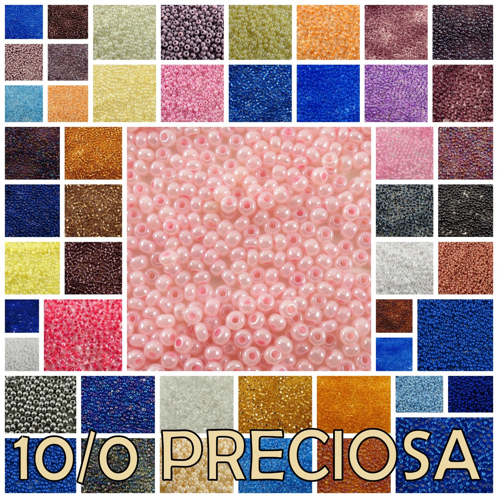 10/0 Preciosa Czech Seed Beads 00050-47113