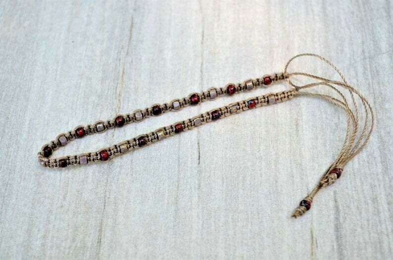 Multi-color Anklet Ankle Bracelet Bead Ankle Bracelet Macrame Body Jewlery Yevga