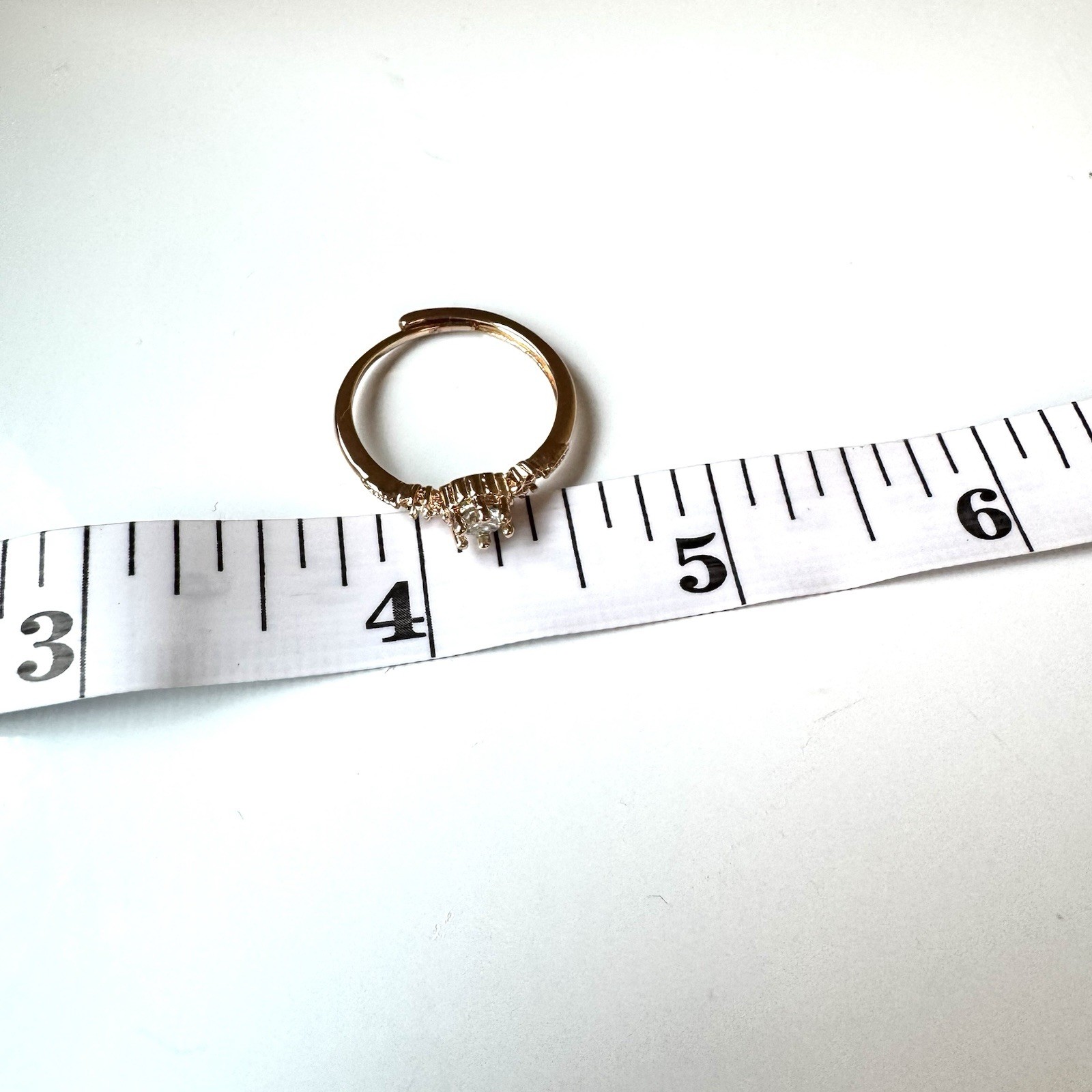 Vintage Style Silver and Gold Toned Adjustable Moissanite 4 Ring Bundle + Bonus!