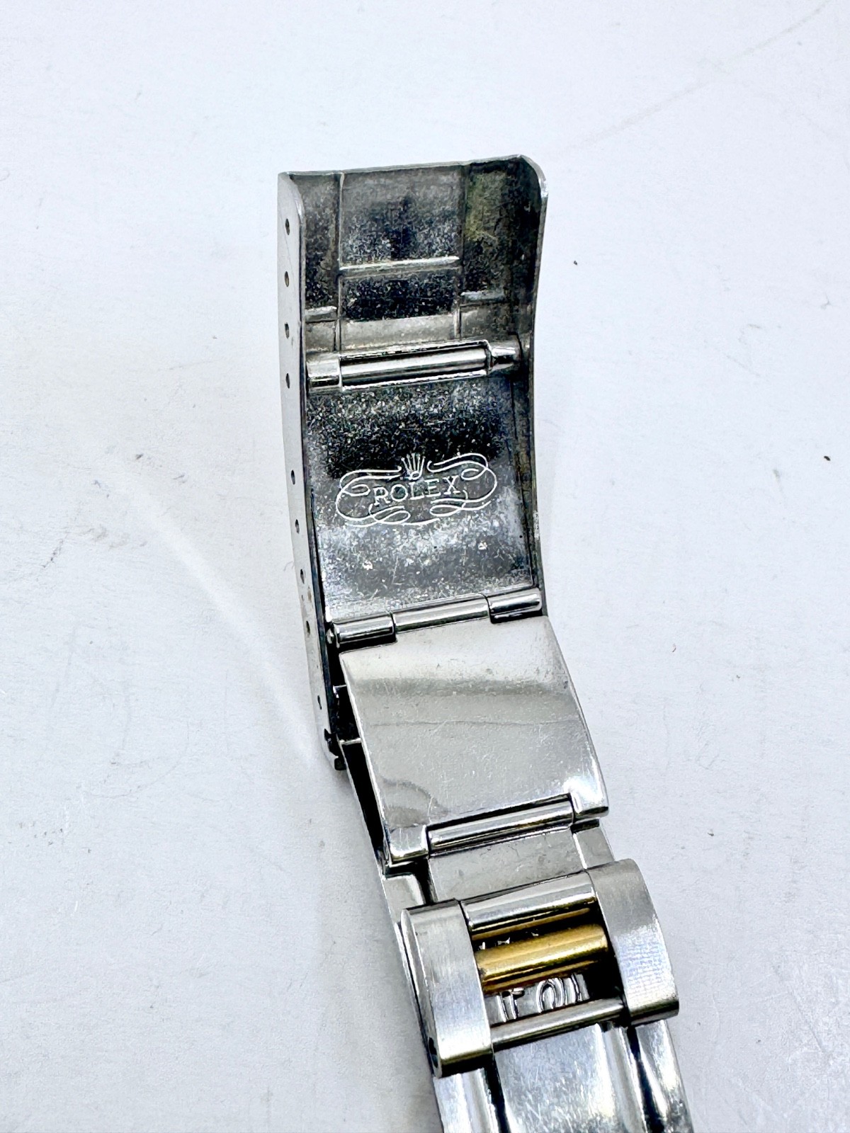 Rolex flip lock Clasp for Steel & Gold Oyster Bracelet Code 93153 18 year 1996