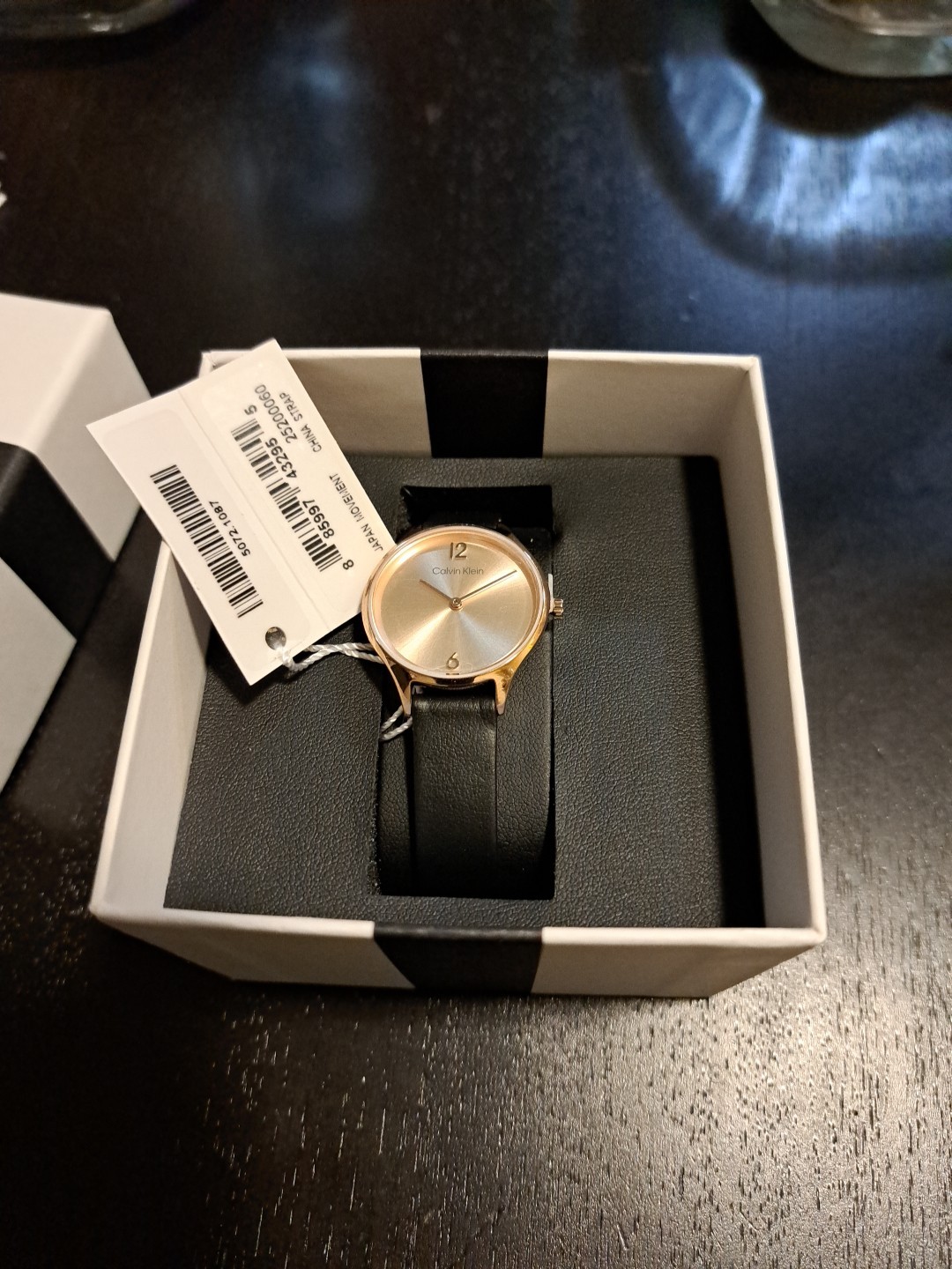 Calvin Klein Timeless Women’s Rose-Gold Dial Quartz Watch 25200060