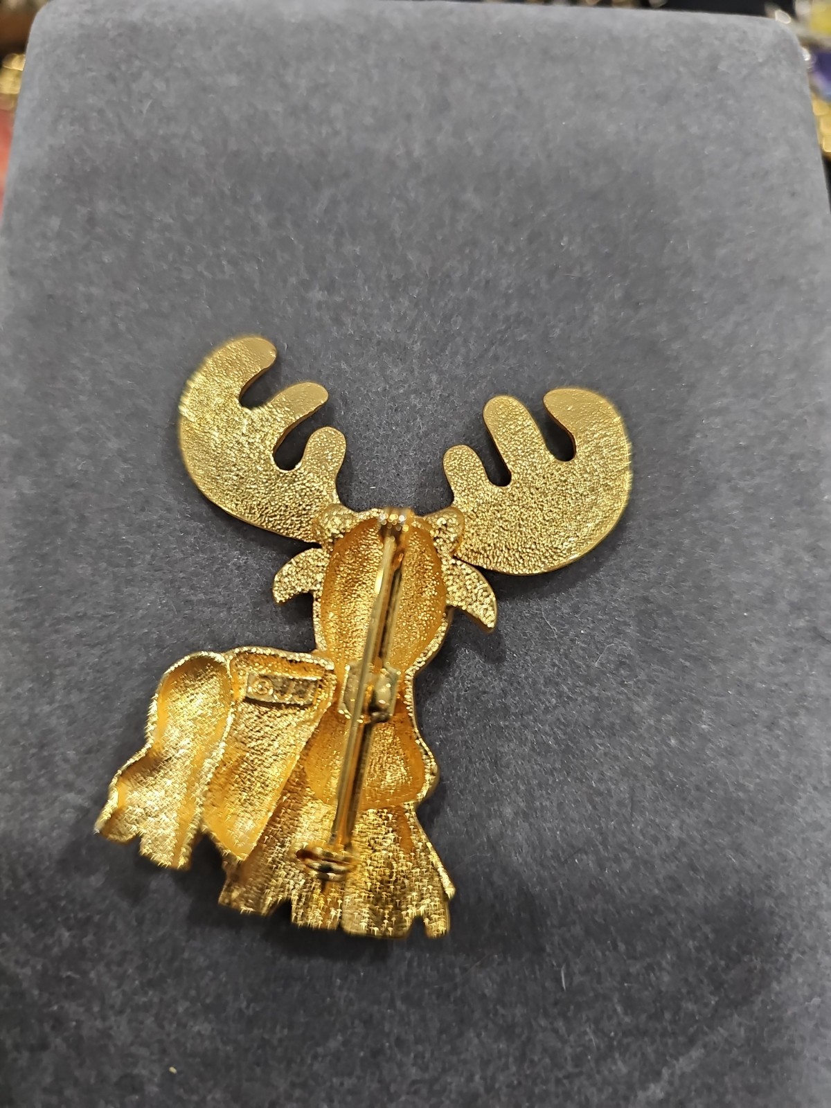 Moose broach vintage joannette jewelry JJ golton one tone moose pin brooch…