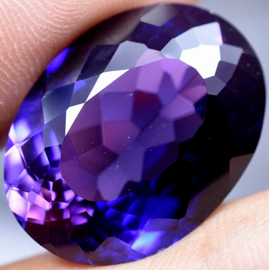 Natural 31.45 Ct Boysenberry Sapphire GGL Certified fabulous Loose Gemstone