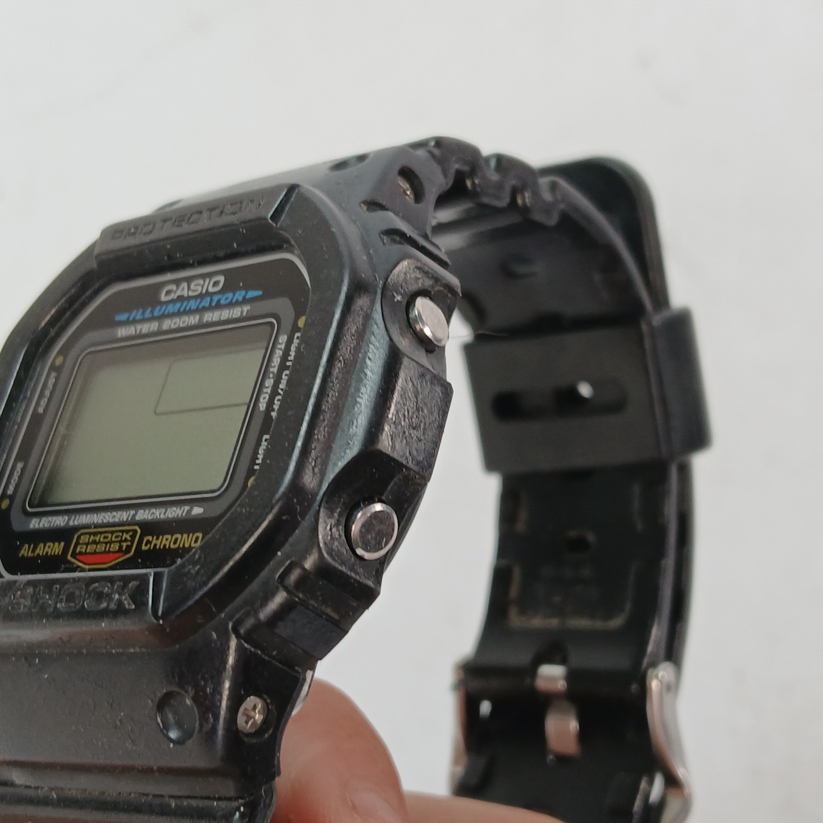Casio G-Shock Watch Men Digital 44mm Backlight 3229 DW-5600E NEEDS BATTERY