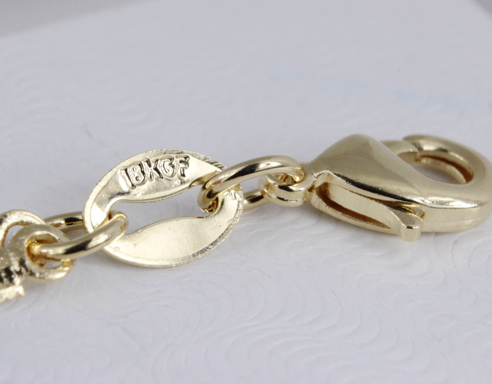 Women Girl Non Fade Gold filled 4 mm Figaro Link Chain Anklet Foot Bracelet 9.5″