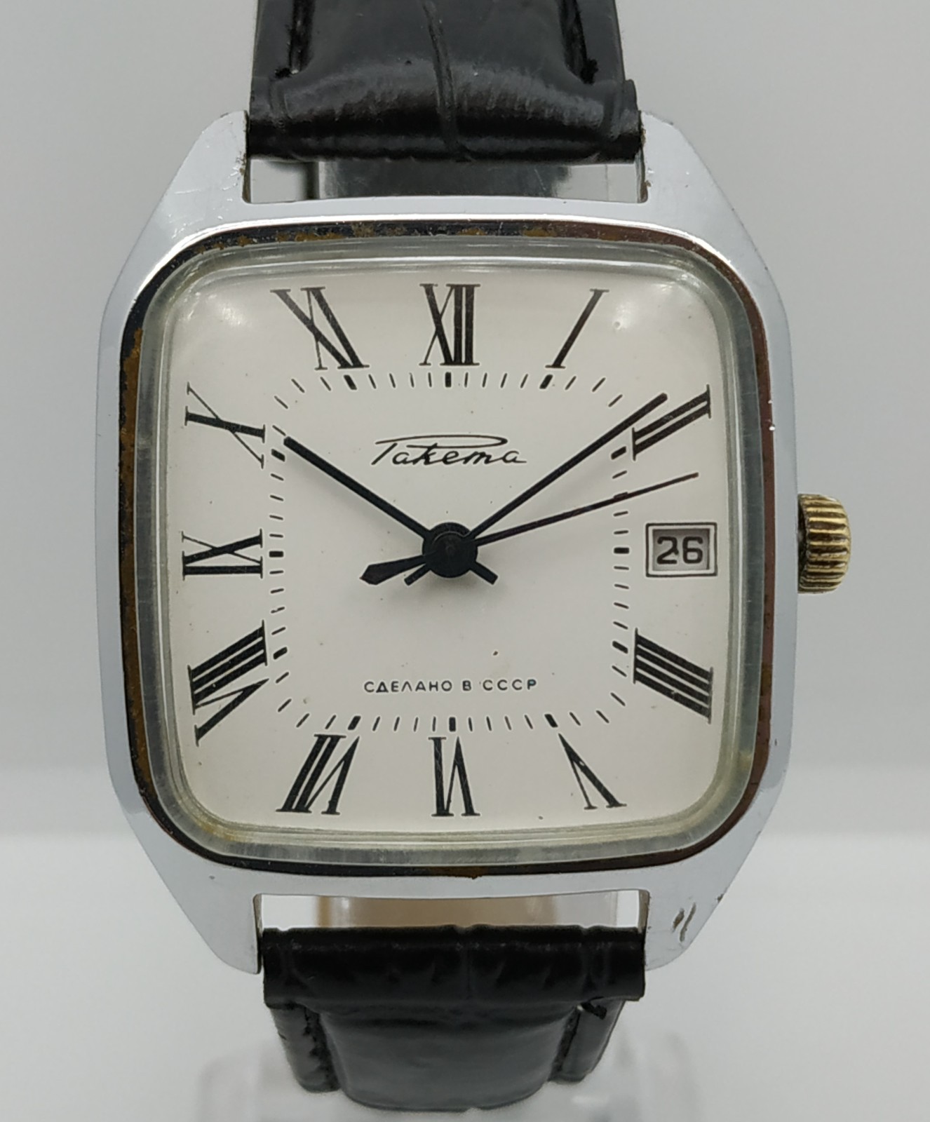 Men’s Dress Vintage Watch Raketa Made in USSR Mechanical 2614.H Retro Soviet ⭐