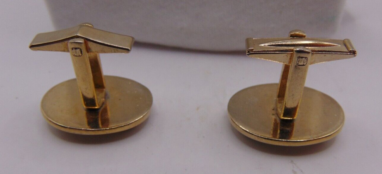 VINTAGE A SENEFELDER NALC NATIONAL ASSOCIATION OF LITHO CLUBS CUFFLINKS N.A.L.C