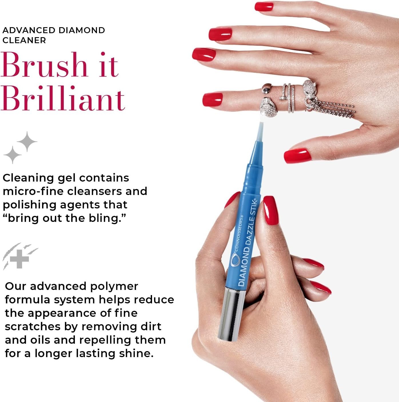 Diamond Dazzle Stik: Portable Jewelry Cleaner for Sparkling Diamonds & Stones