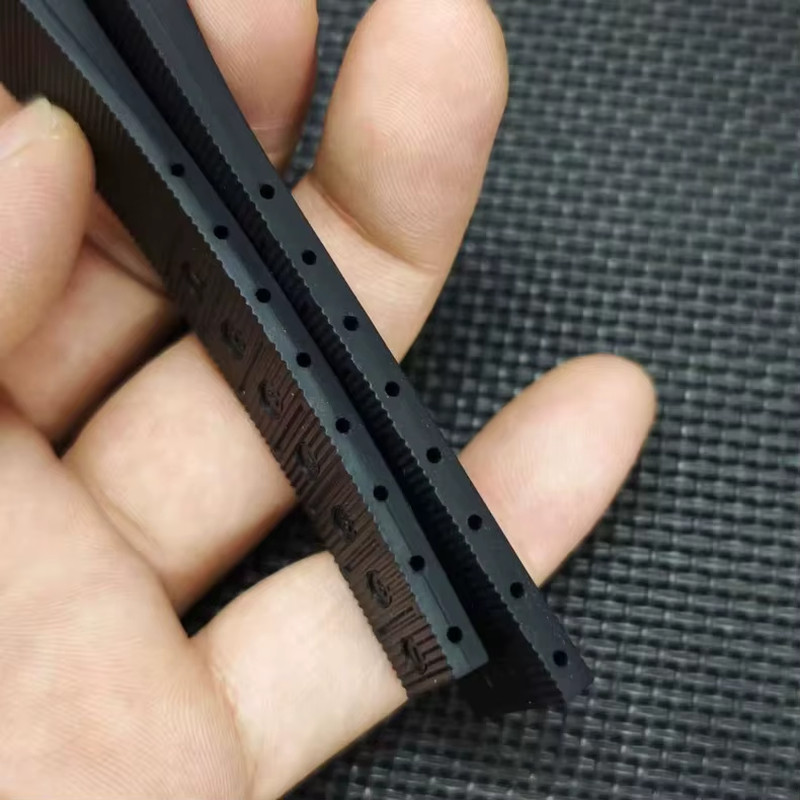 Black Orange Fluorine Rubber Strap Fits Omega Seamaster 1200M 224