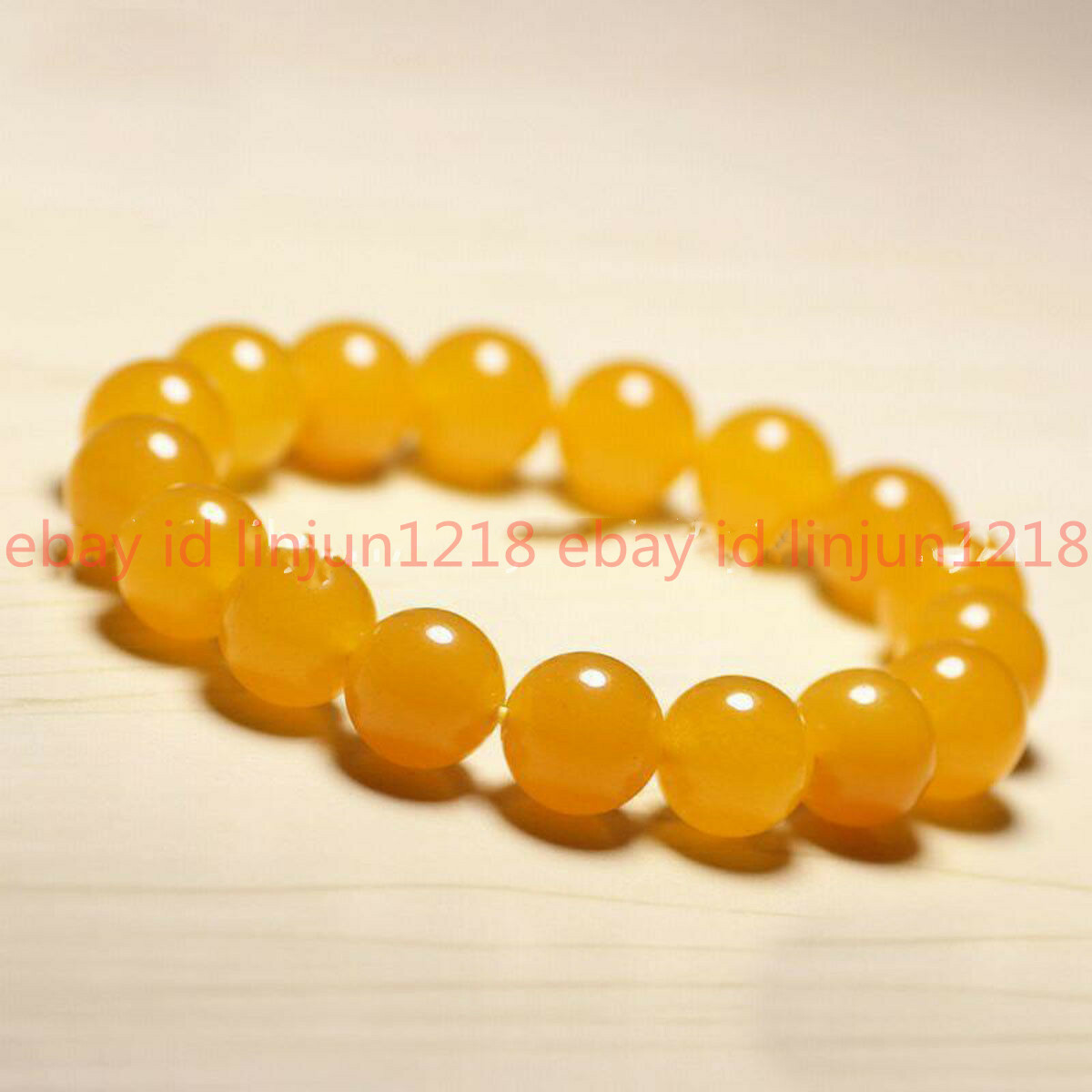 Natural 6/8/10/12mm Topaz Jade Aquamarine Gemstone Beads Bangle Bracelet 7.5″ AA