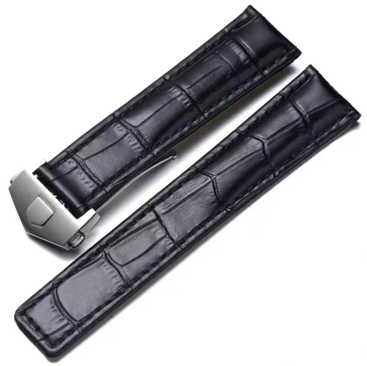 19-20-22mm Leather Watch Band Strap Made For Tag Heuer Carrera Calibre Monaco