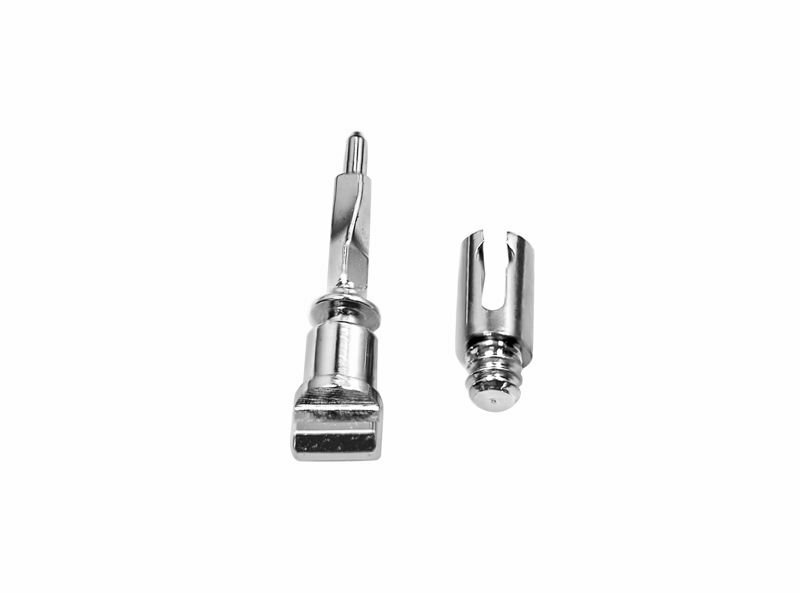 Cartier watch parts – Santos Ladies Octagonal – Male and Female Stem