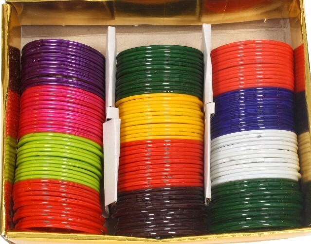 12 Pieces Plain Glass Bangles for all occasion