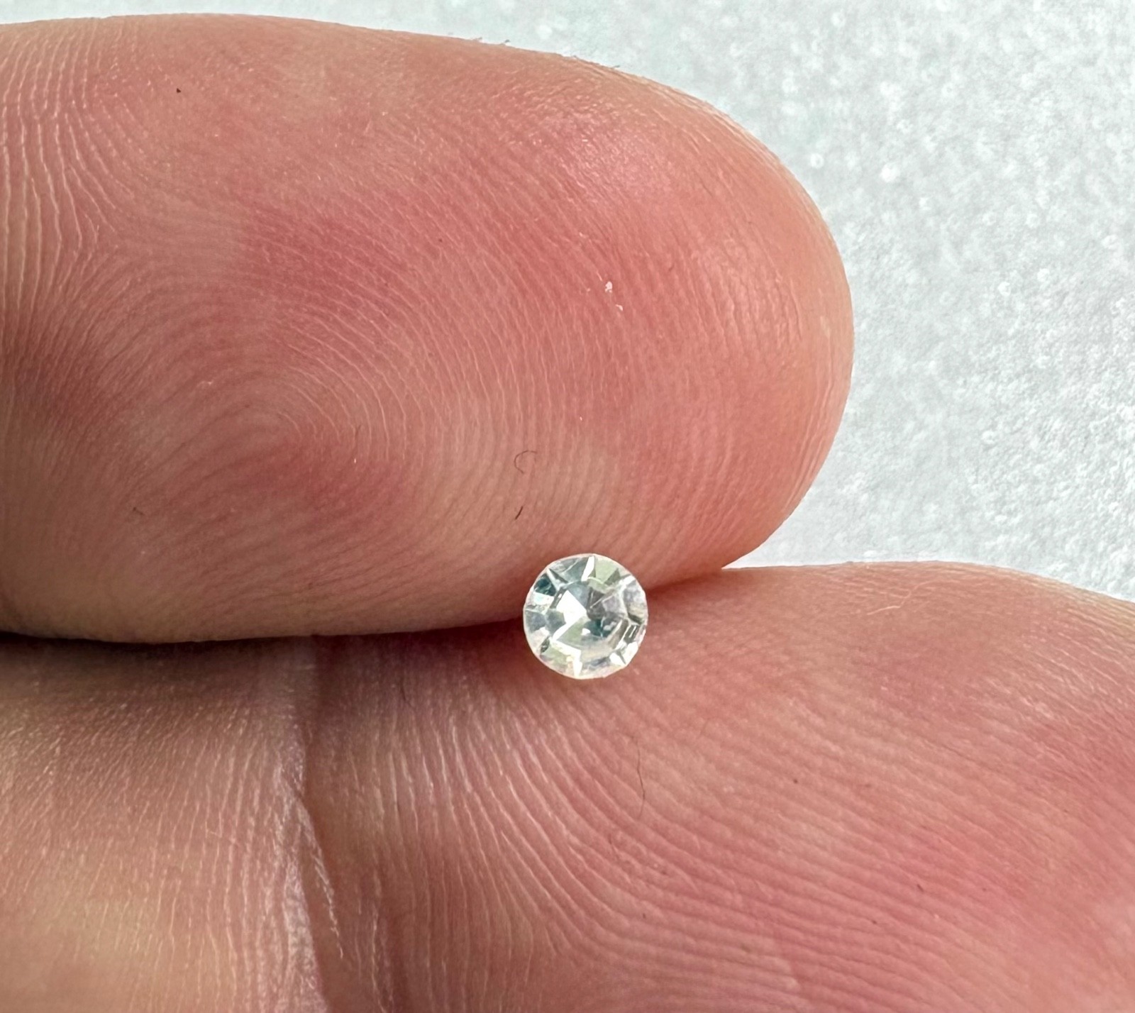 0.14 Carat H SI2 Old Cut Round Natural Enhanced EARTH MINED Loose Diamond 3.3mm