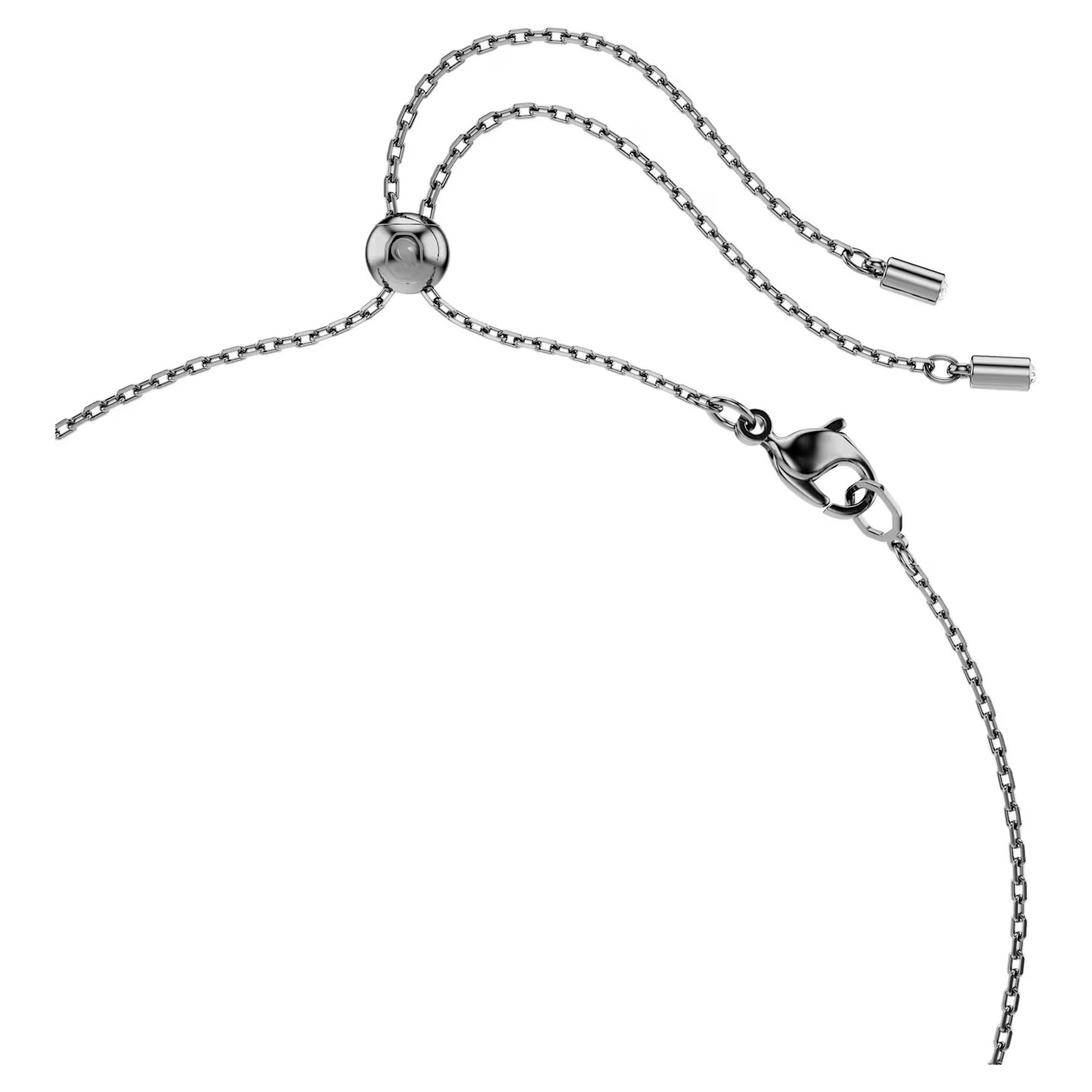 Swarovski Zirconia Sublima Pendant, White, Ruthenium Plated 5735225