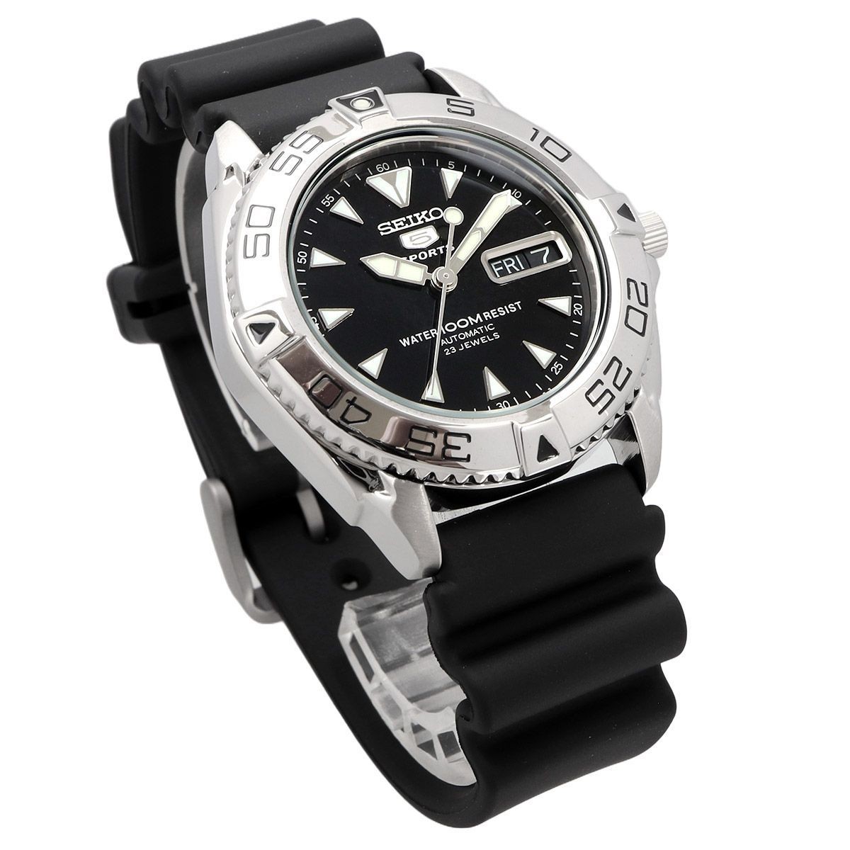 SEIKO 5 Sports SNZF33J2 7S36-03J0 Automatic Black Dial 100M Men’s Watch