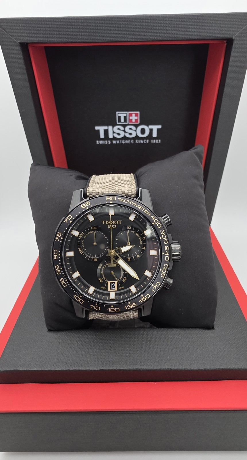 Tissot Supersport Chronograph Quartz Black Dial Men’s Watch T125.617.37.051.01