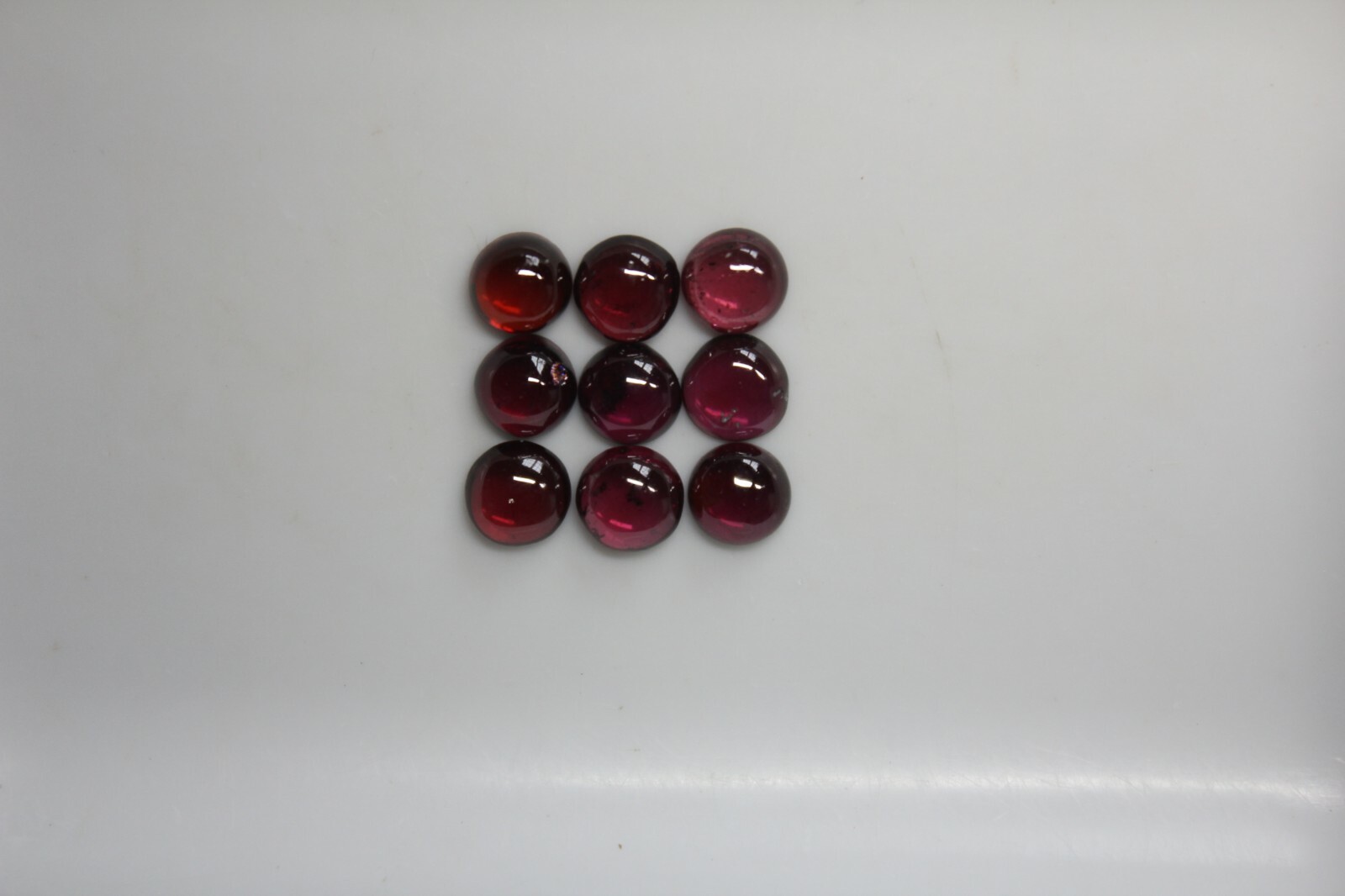 Rhodolite Garnet 2mm, 3mm, 4mm, 5mm, 6mm Flat Back Round Cabochon Loose Gem(s)