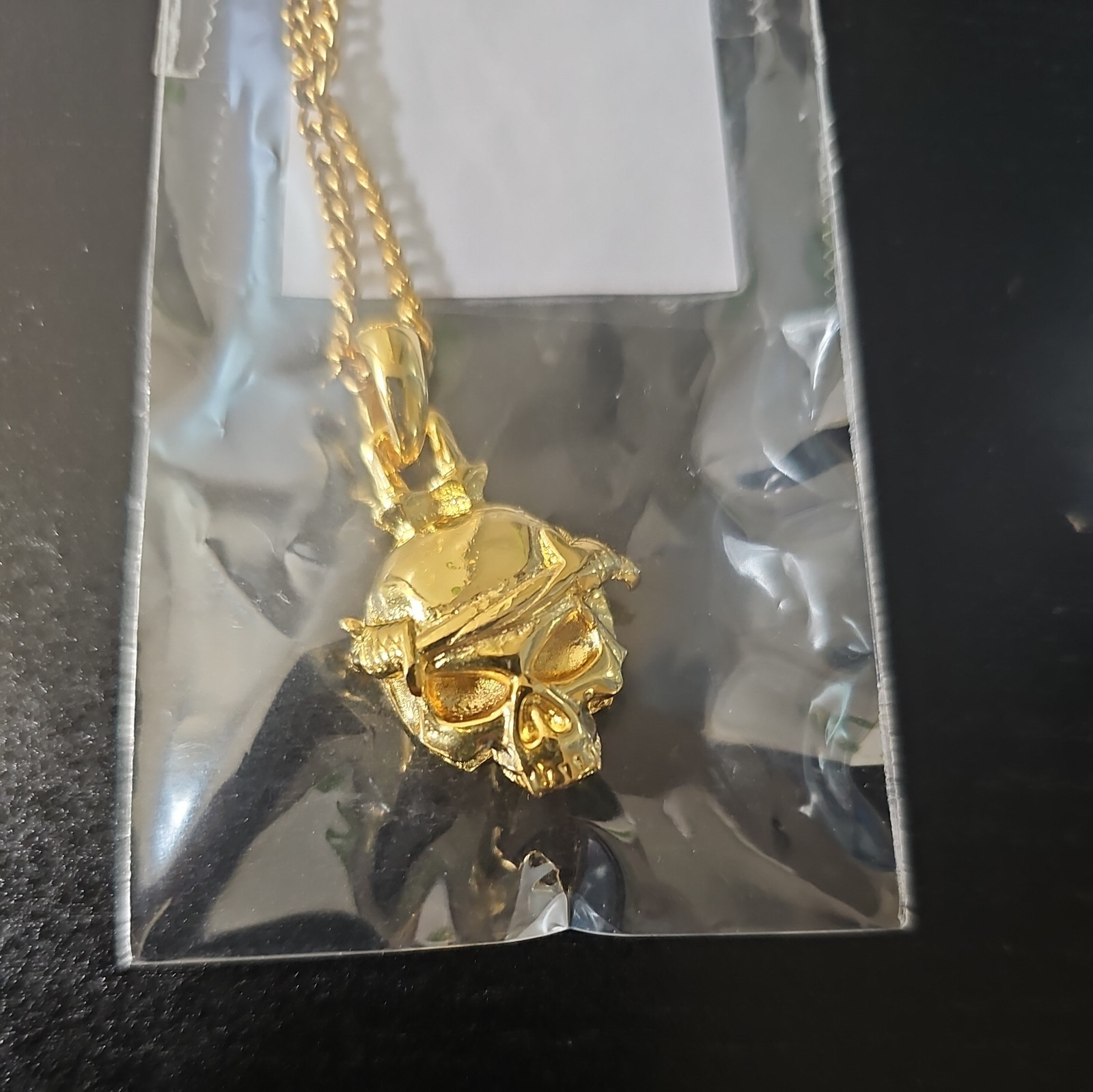 $UICIDEBOY$ G59 SKULL PENDANT (GOLD) ship now