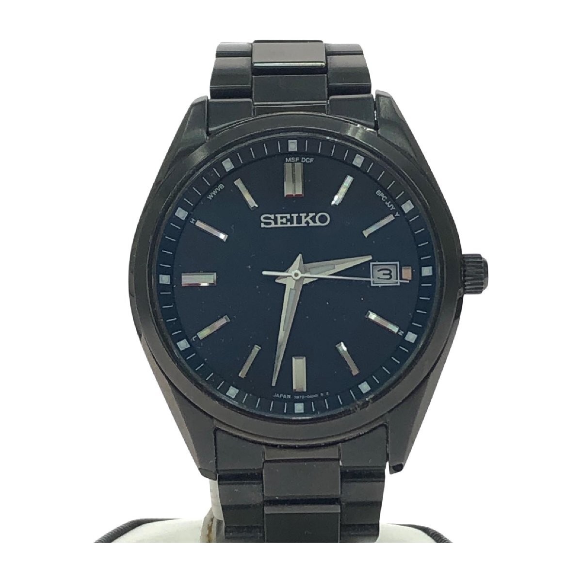 SEIKO Men’s Watch Radio Solar Seiko Collection 7B72 0AC0 Black