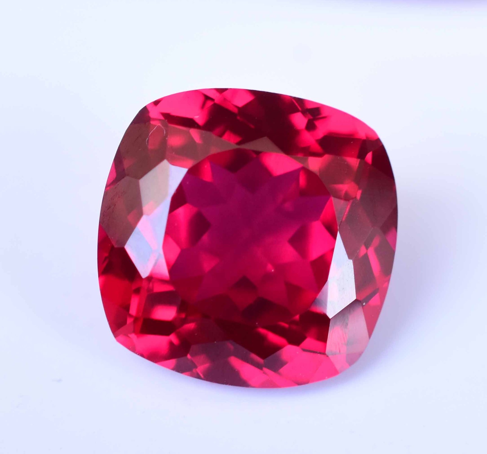 Flawless Natural Myanmar Red Spinel 9.80 Ct Cushion Cut Certified Loose Gemstone