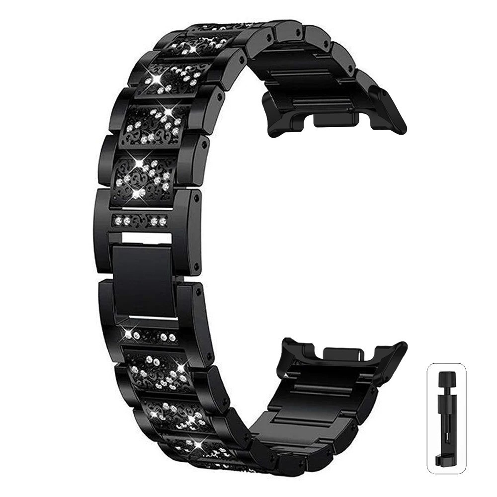 Luxury Diamond Metal Band for Samsung Galaxy Watch 8 40 44mm Classic 46mm Women