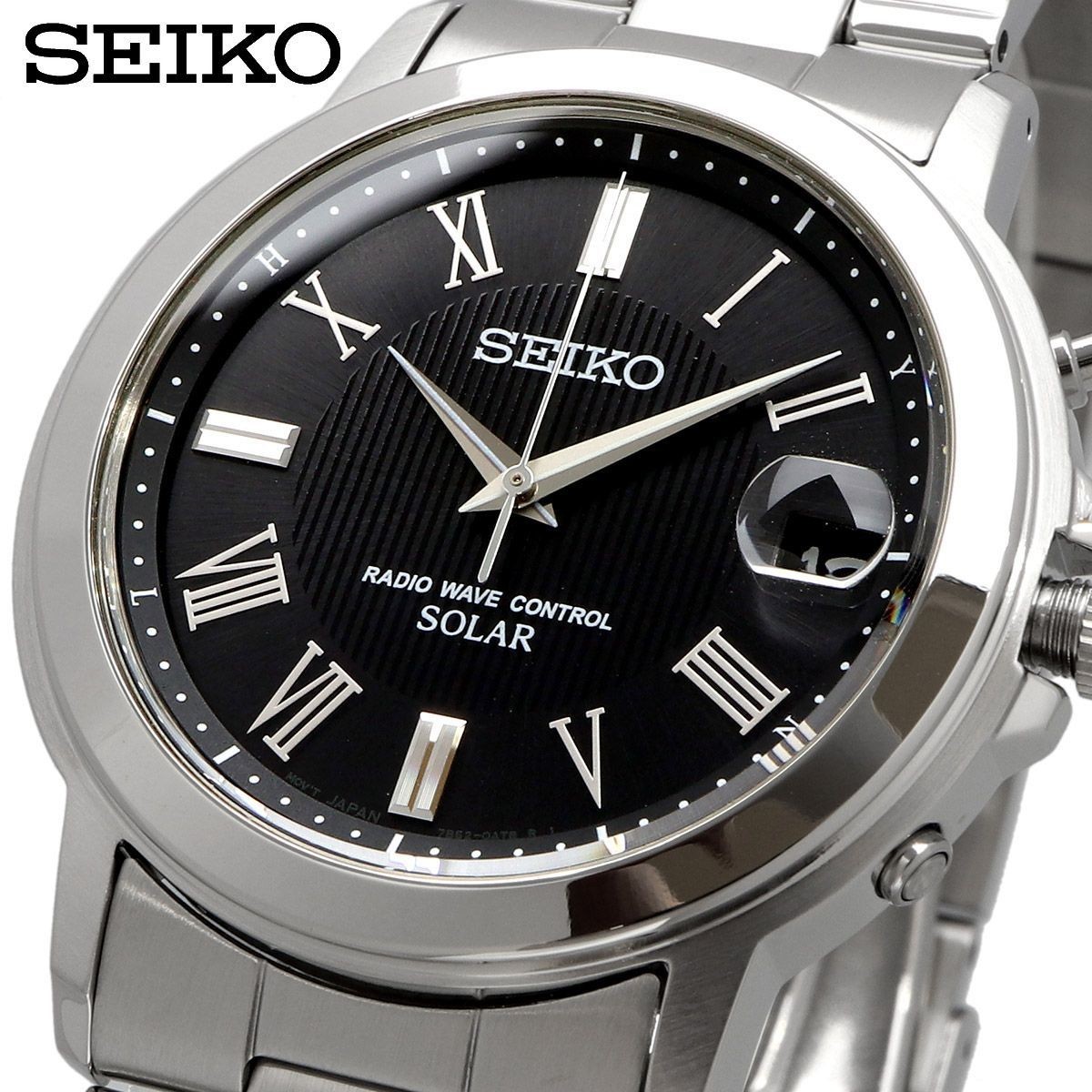 New Watch SEIKO Wristwatch Watch Seiko Selection Solar Radio Men’s SBTM191