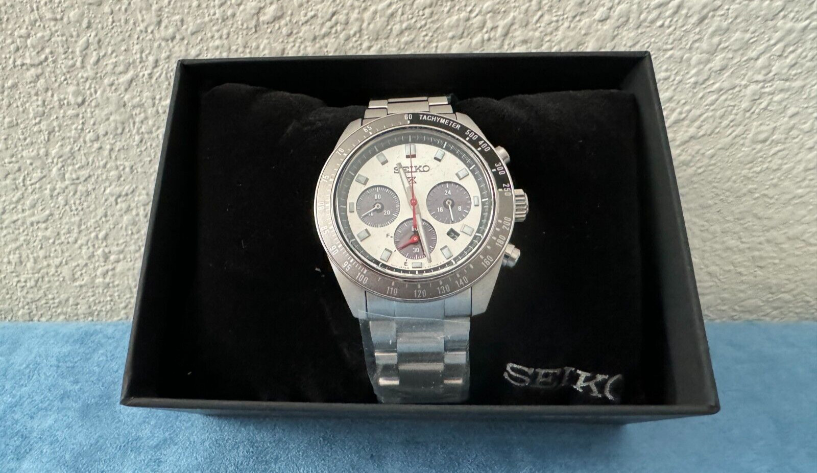 Seiko Prospex Collection Speedtimer Solar Chronograph Watch for Men SSC911