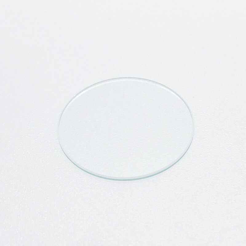 1.0mm Thickness Round Watch Flat Glass Crystal 15-45mm Watch Replacement Lens