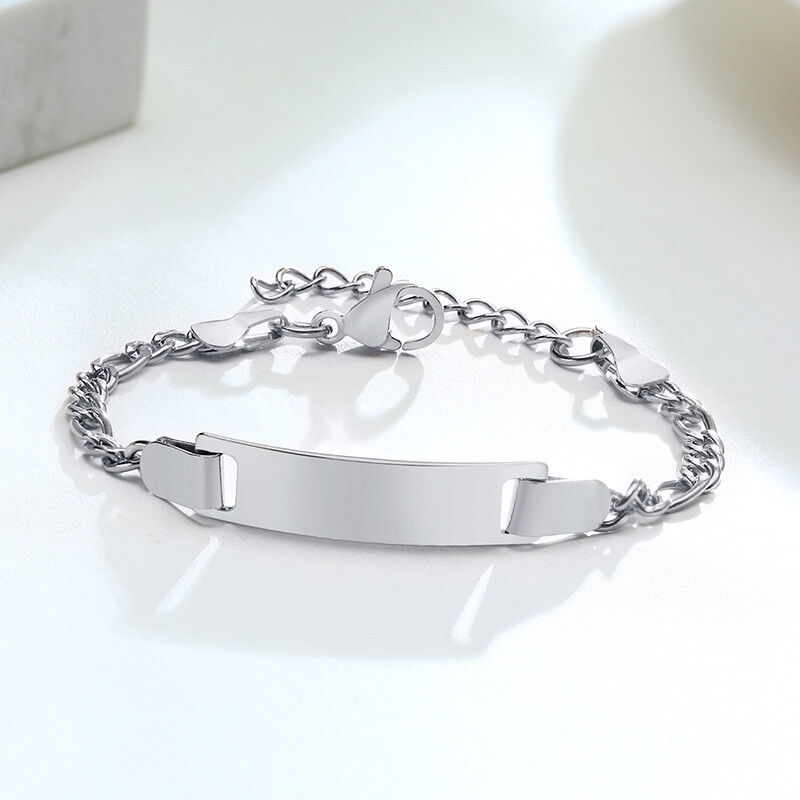VNOX Baby Babi Bracelets Customize Name ID Bar Personalized Boys Girls Gift
