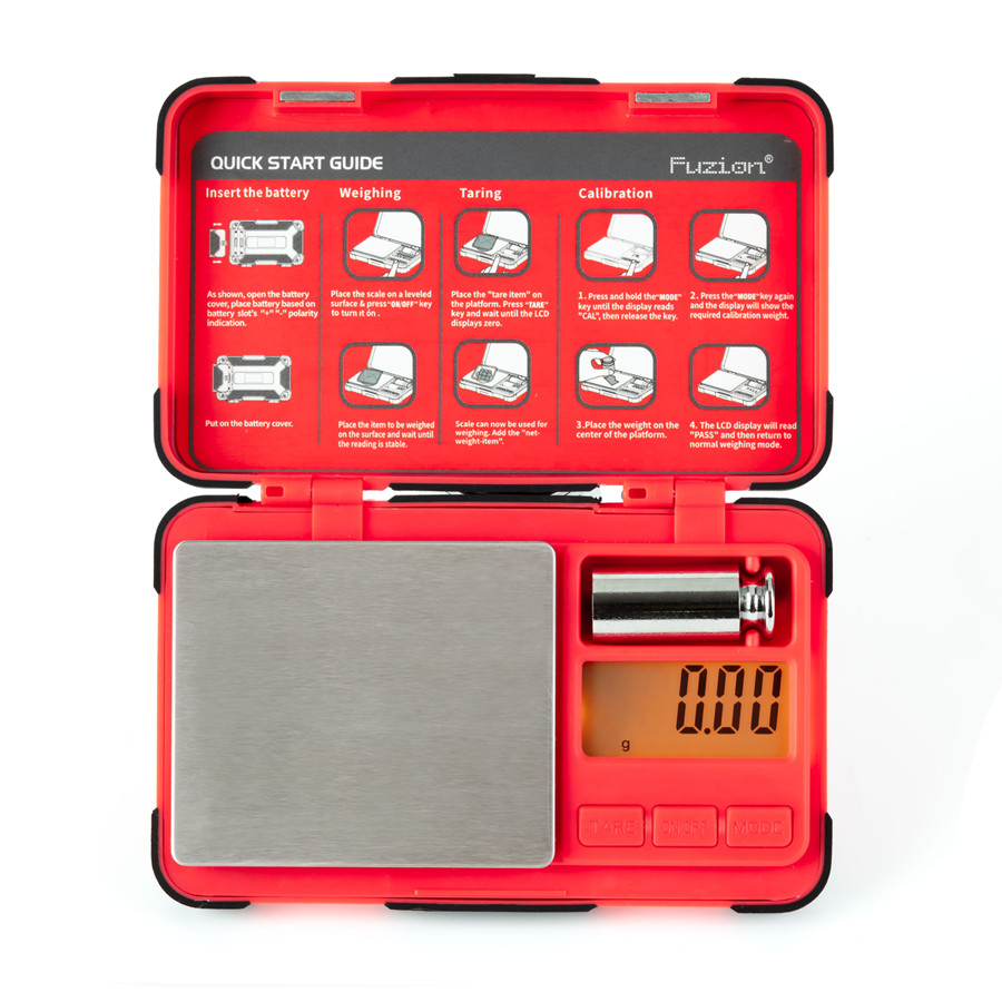 RED Fuzion Digital Pocket Scale 200g x 0.01g Jewelry Gold Gram Karat Weight