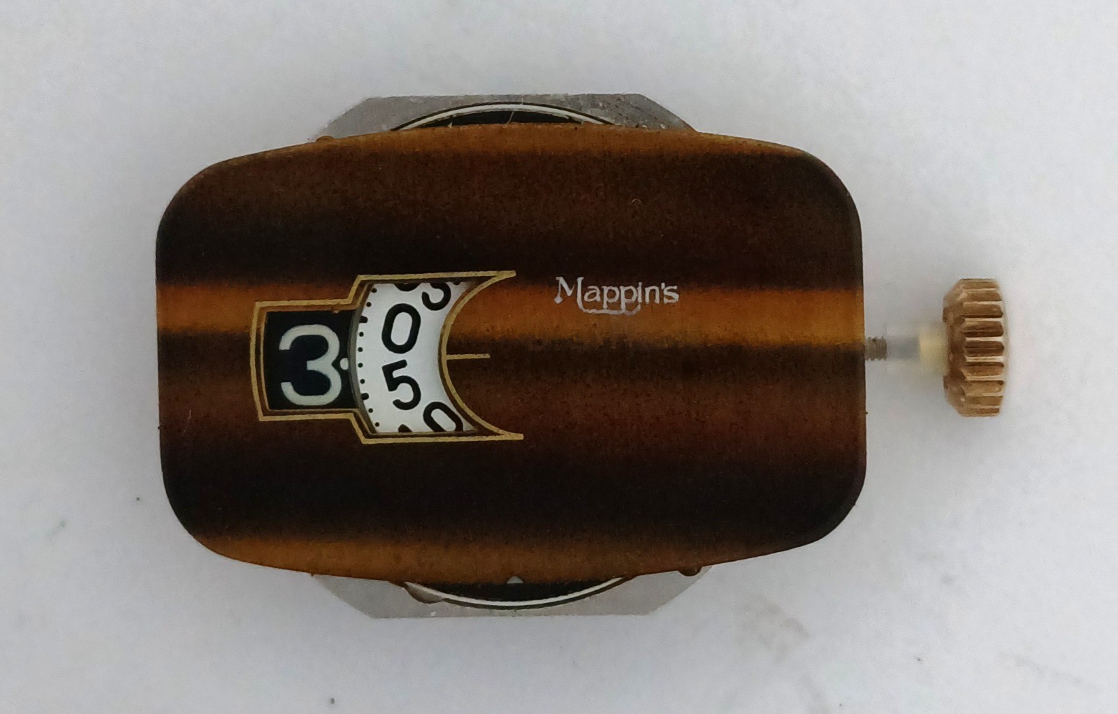 Never Worn 1970 Tiger Eye Mid Century Mappin Digitron Dial Jump Hour Caliber 236