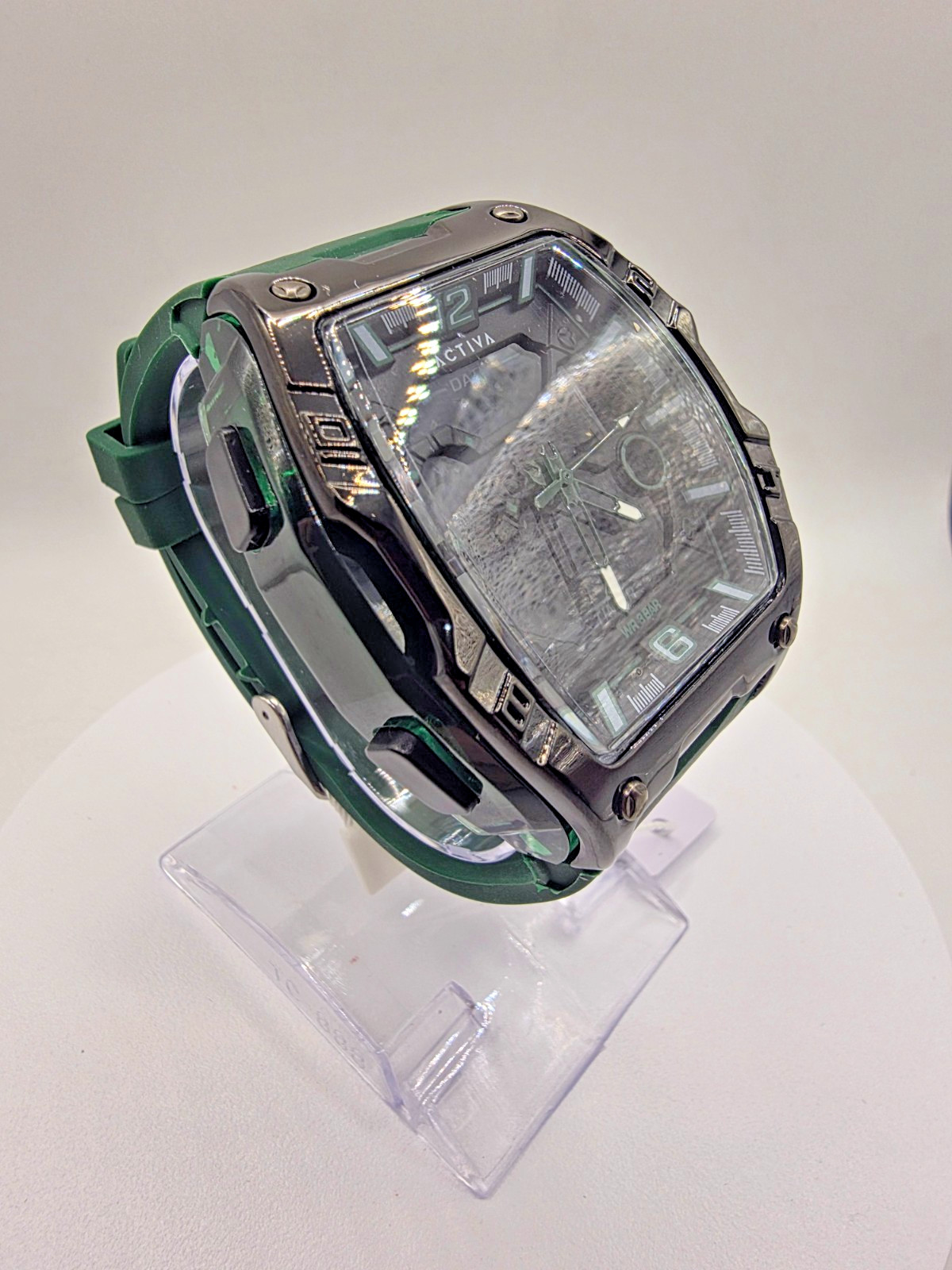 Activa X Invicta (ACW8131-003) Men’s 50mm Digital Army Green Sport Watch – NEW