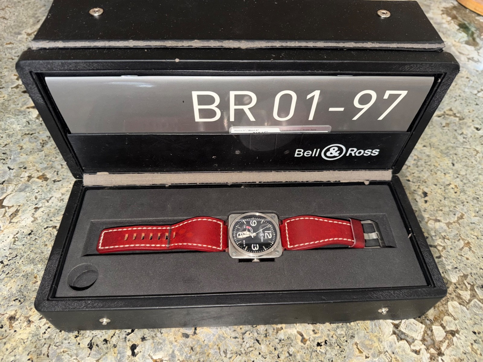 Bell & Ross BR01-97 With Center Seconds, Date & Power Reserve