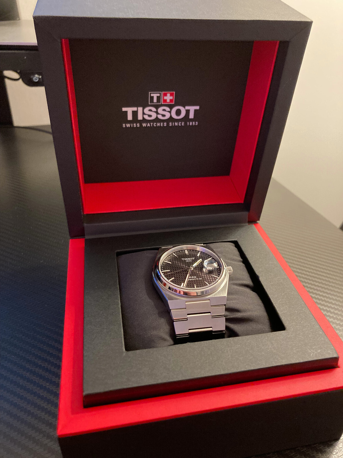 Tissot PRX Powermatic 80 w/ Box and Papers (slightly used)