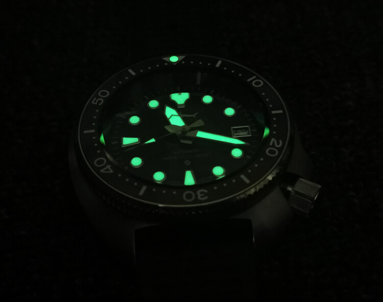 Heimdallr Sharkey Captain Willard Mod 6105 Diver 200M Automatic NH35A Watch C3